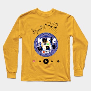 Music graphic design Long Sleeve T-Shirt